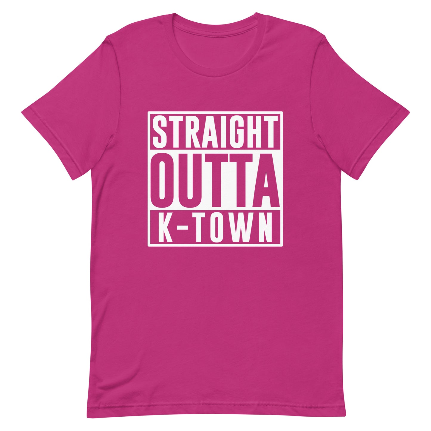 Straight Outta K-town Unisex t-shirt