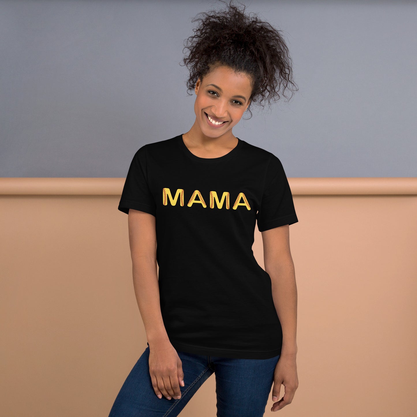 Softball MAMA Adult Unisex t-shirt