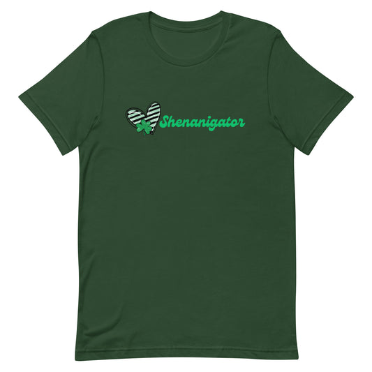 Shenanigator Heart Adult Unisex t-shirt