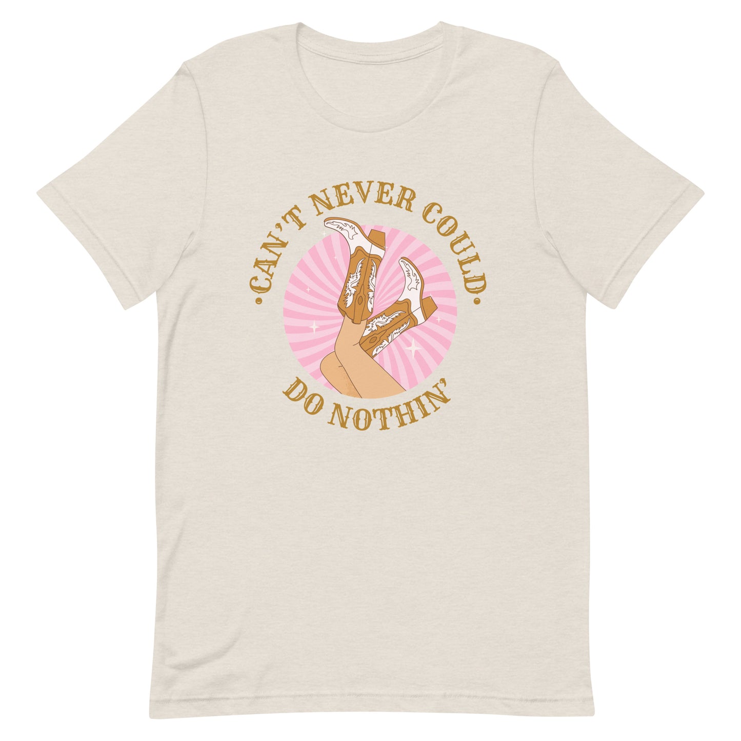 Can't Never Could Cowgirl Unisex t-shirt