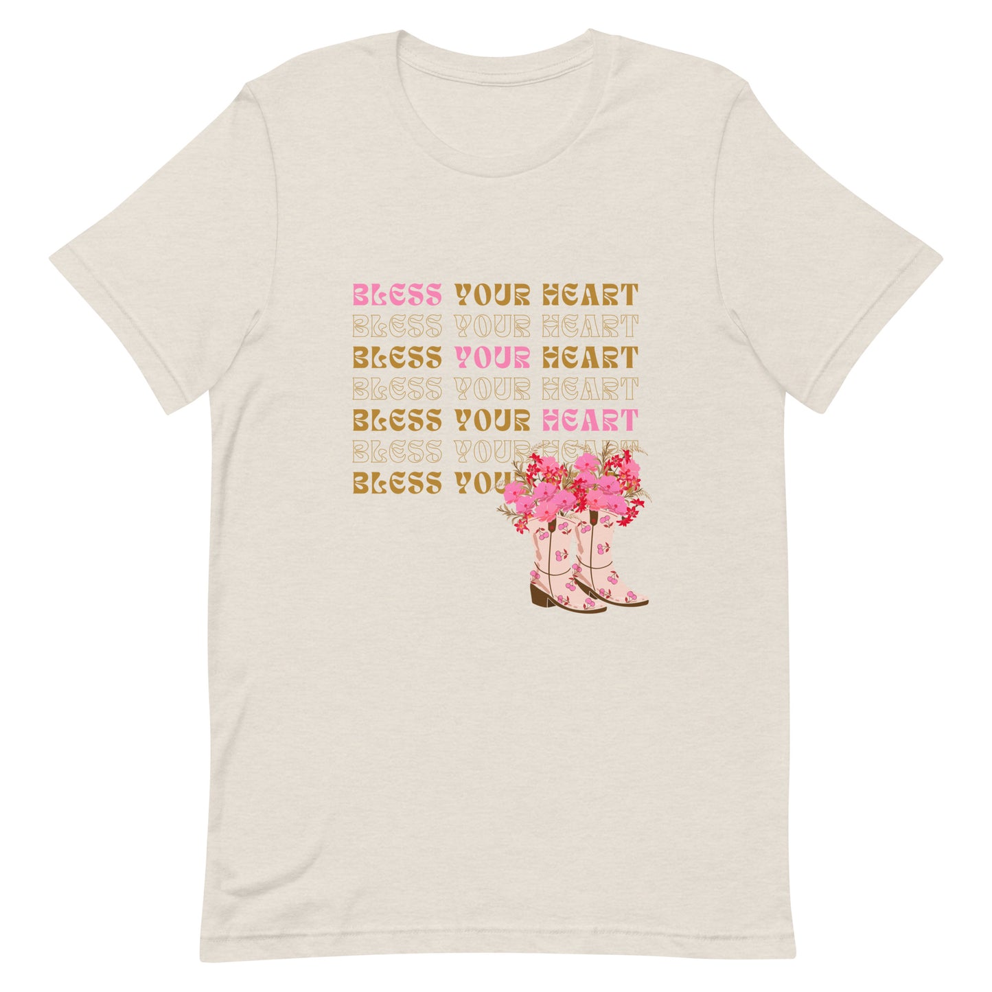 Bless your Heart - Flowers Unisex t-shirt
