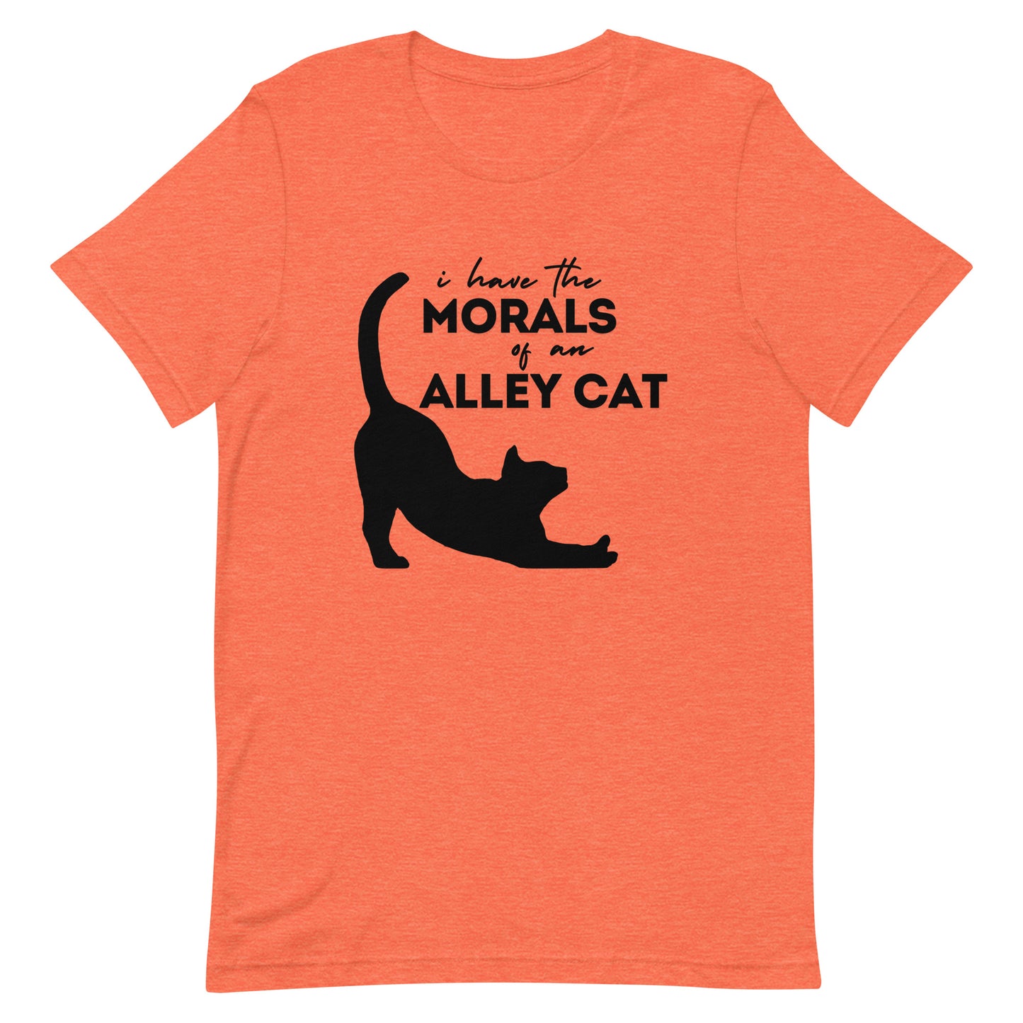 Morals of an Alley Cat Unisex t-shirt