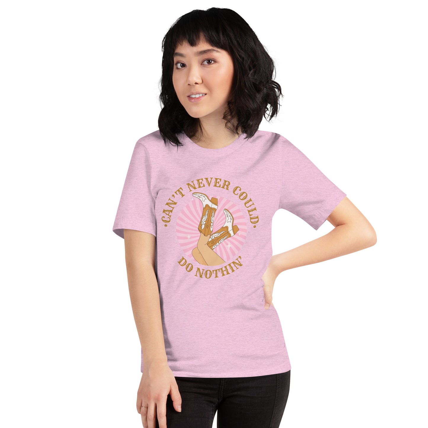 Can't Never Could Cowgirl Unisex t-shirt