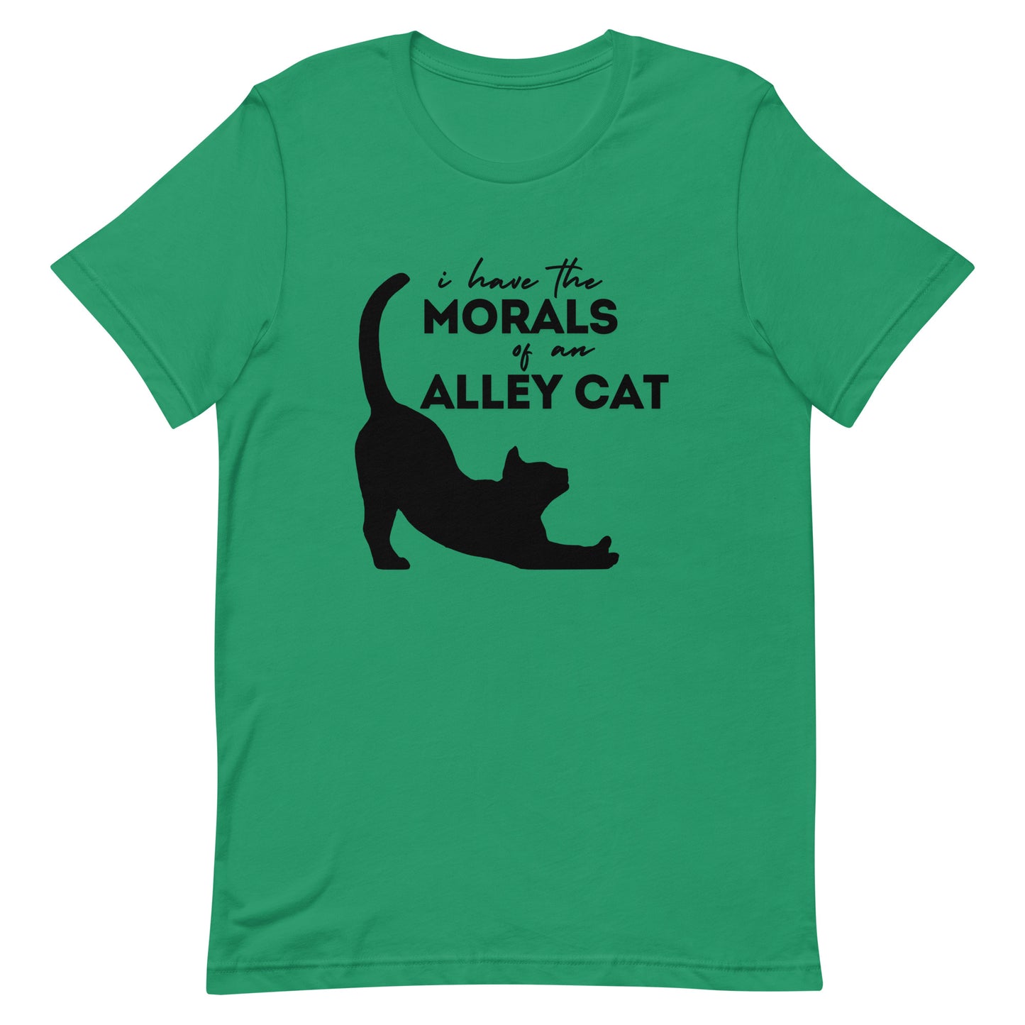 Morals of an Alley Cat Unisex t-shirt