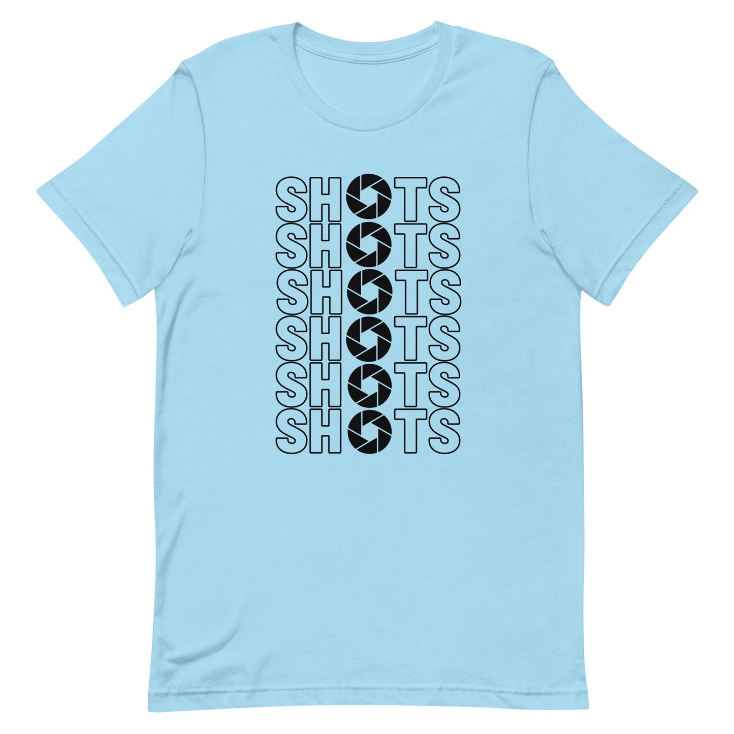 SHOTS Black Unisex t-shirt