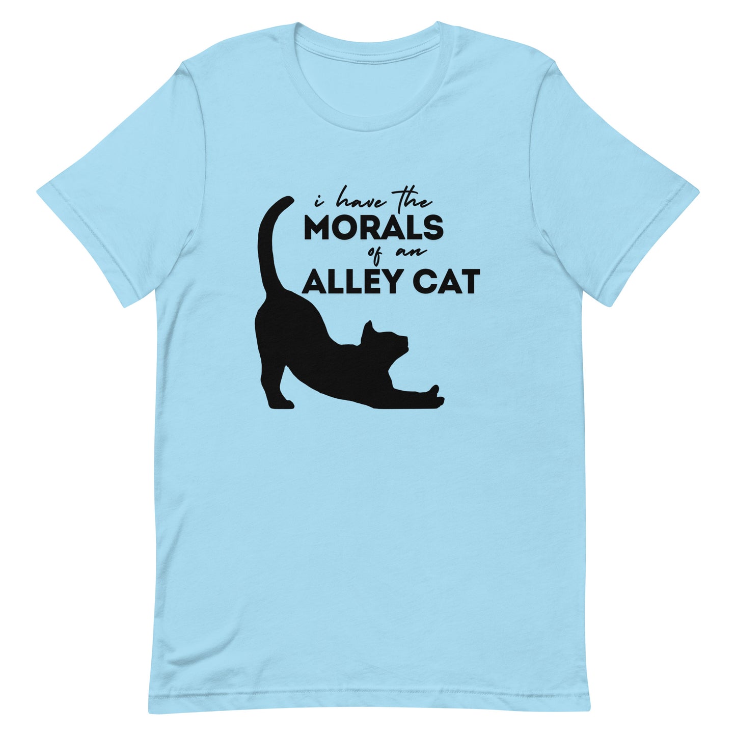 Morals of an Alley Cat Unisex t-shirt