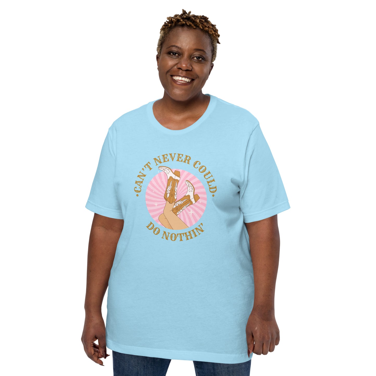 Can't Never Could Cowgirl Unisex t-shirt