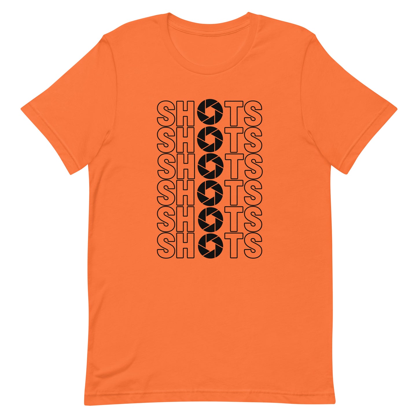 SHOTS Black Unisex t-shirt