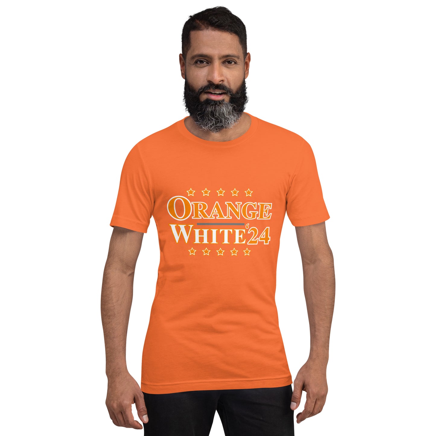 ORANGE/WHITE '24 Election Unisex t-shirt