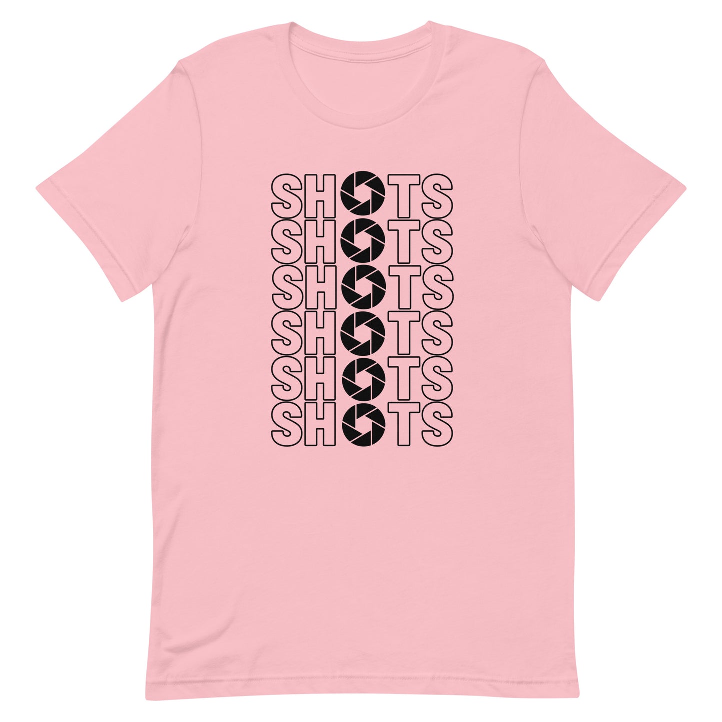 SHOTS Black Unisex t-shirt