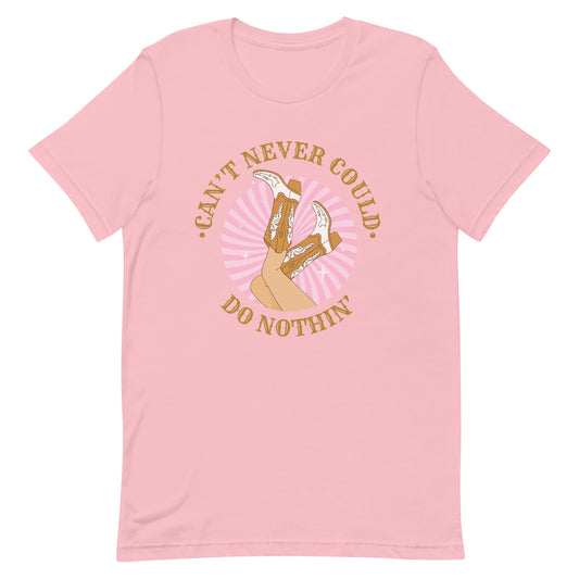 Can't Never Could Cowgirl Unisex t-shirt