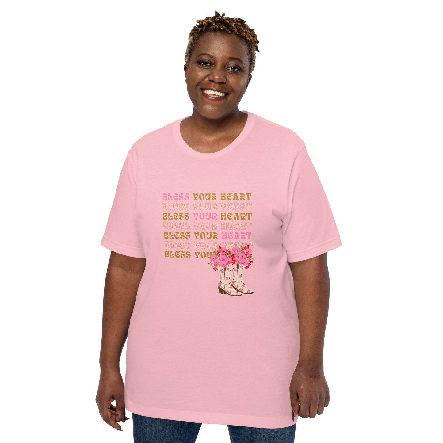 Bless your Heart - Flowers Unisex t-shirt