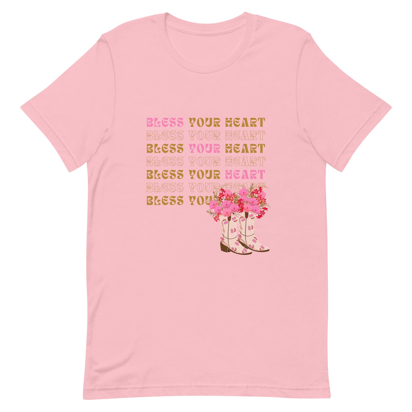 Bless your Heart - Flowers Unisex t-shirt