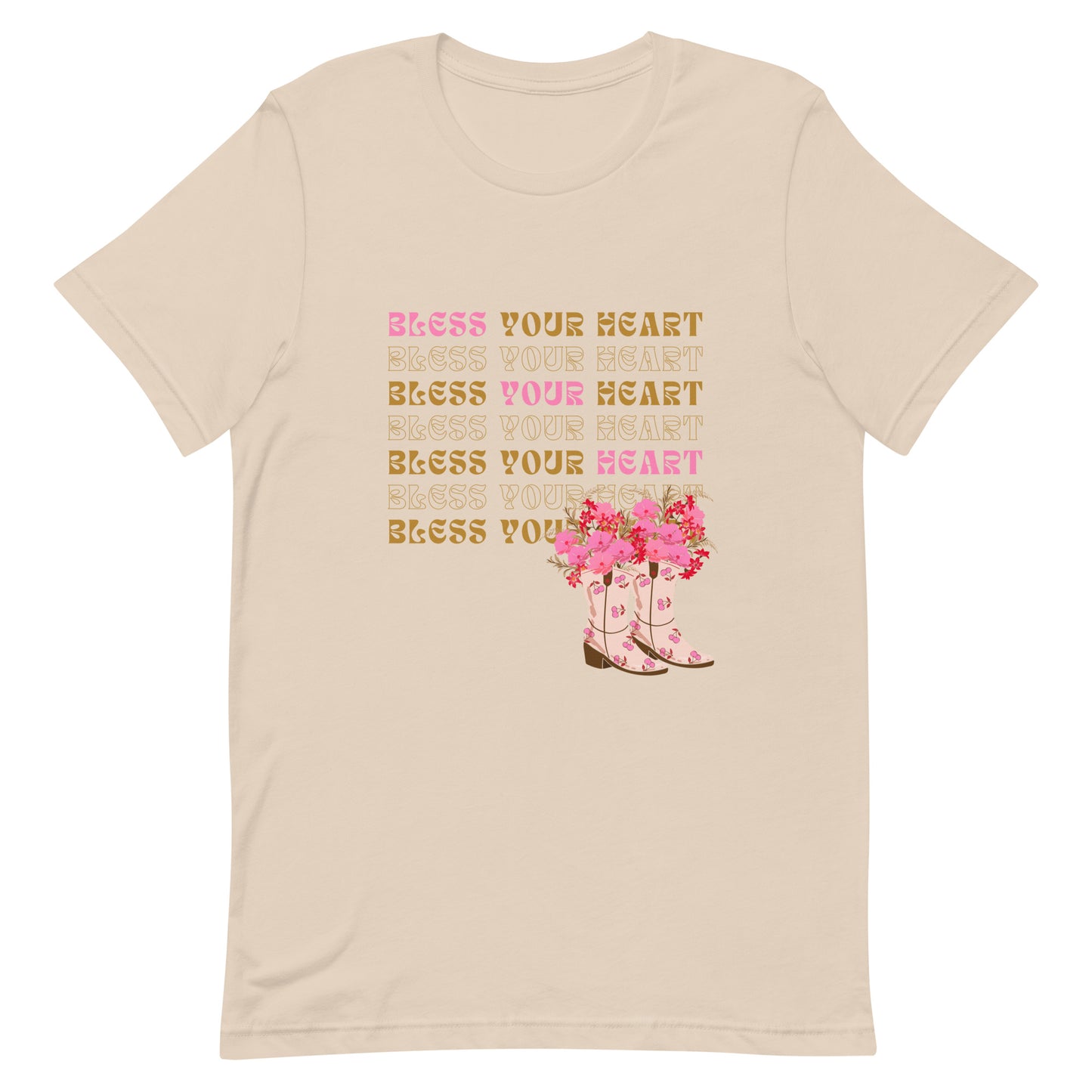 Bless your Heart - Flowers Unisex t-shirt