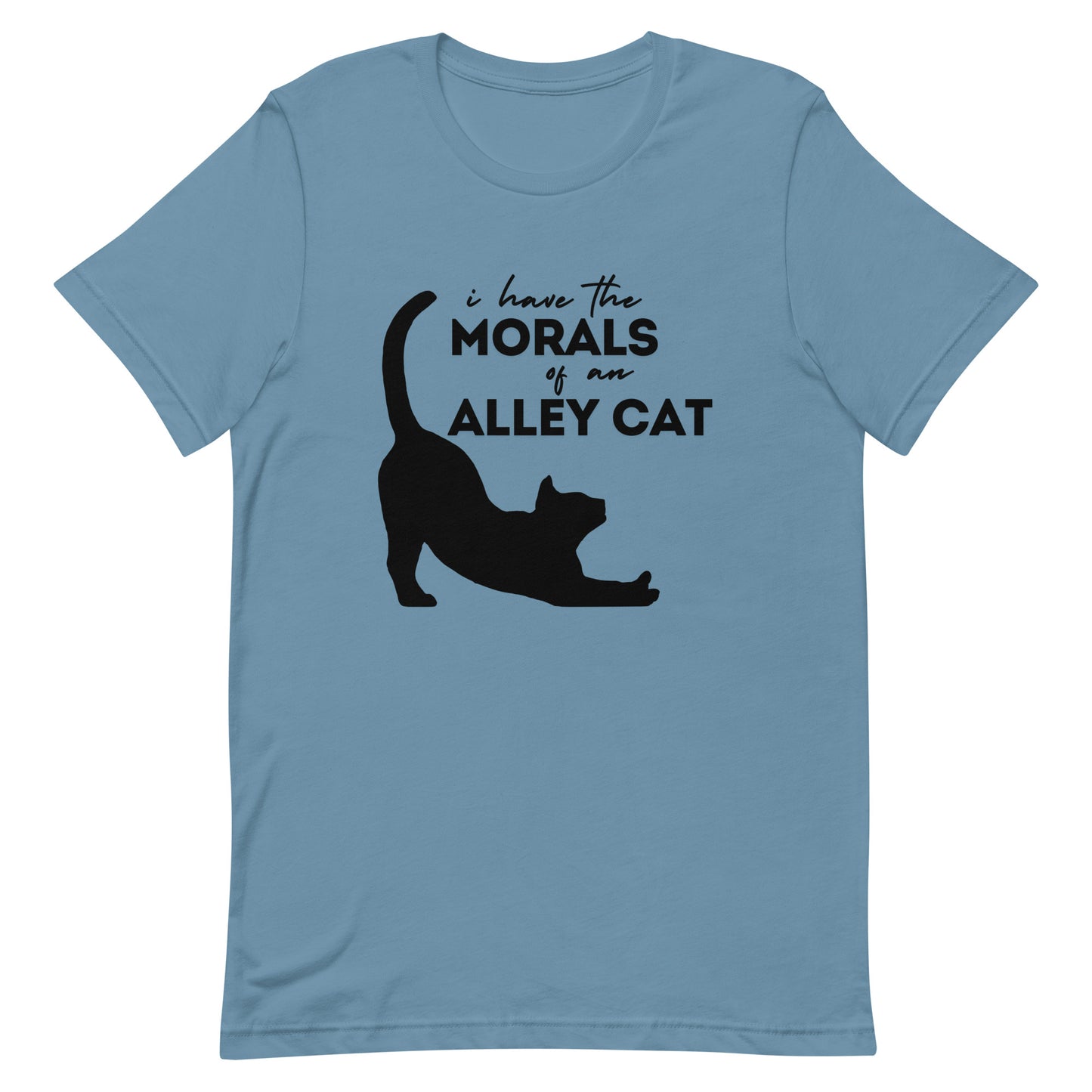 Morals of an Alley Cat Unisex t-shirt