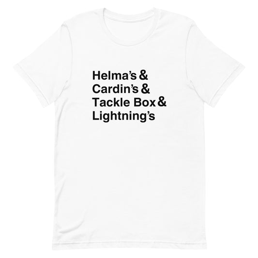 Childhood East Knox Restaurants Unisex t-shirt