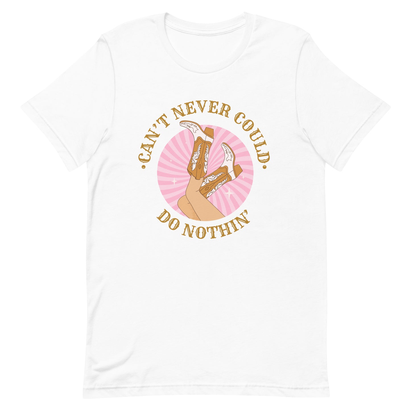 Can't Never Could Cowgirl Unisex t-shirt