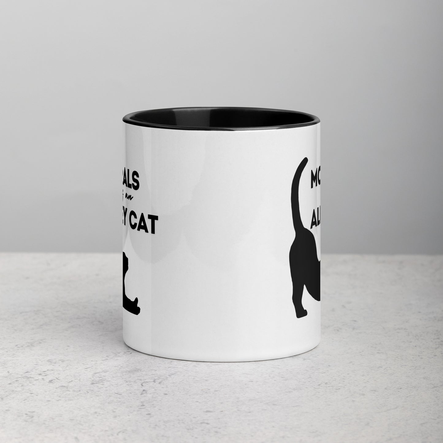 Morals of an Alley Cat Mug with Color Inside