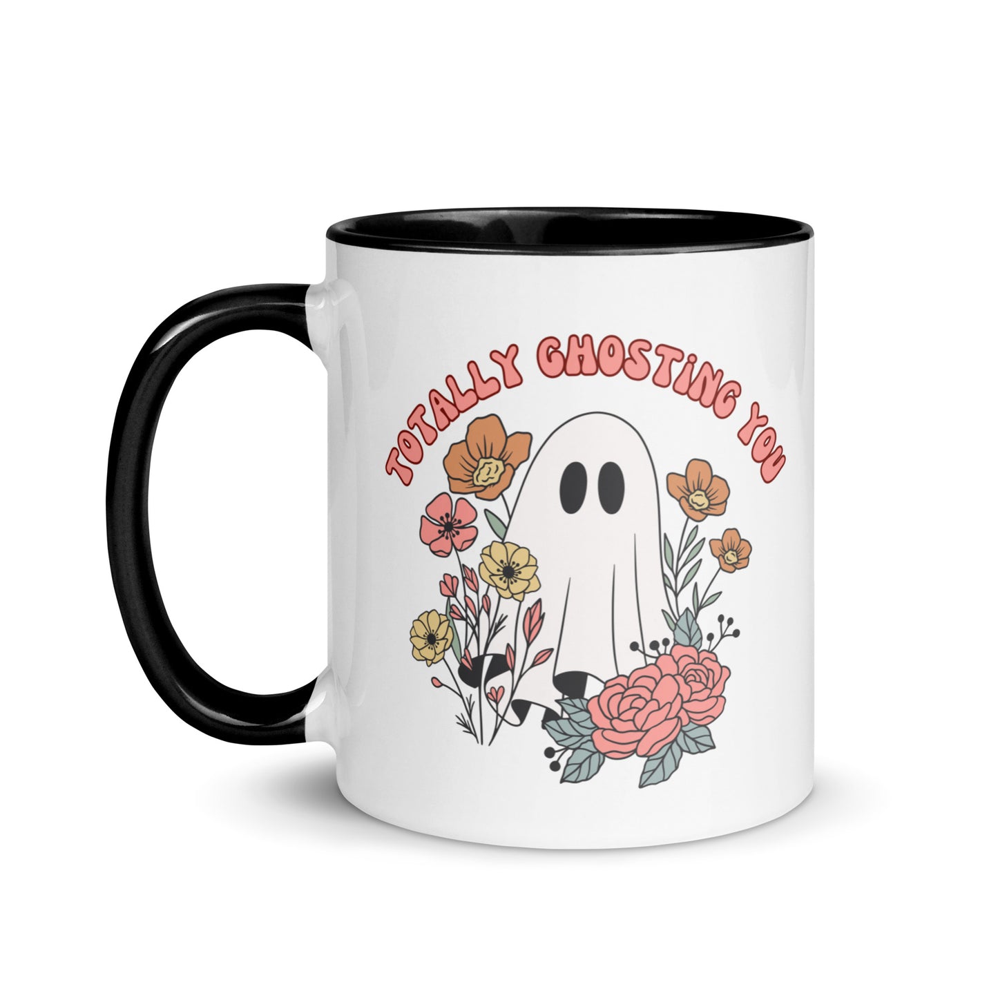 Totally Ghosting You Mug with Color Inside