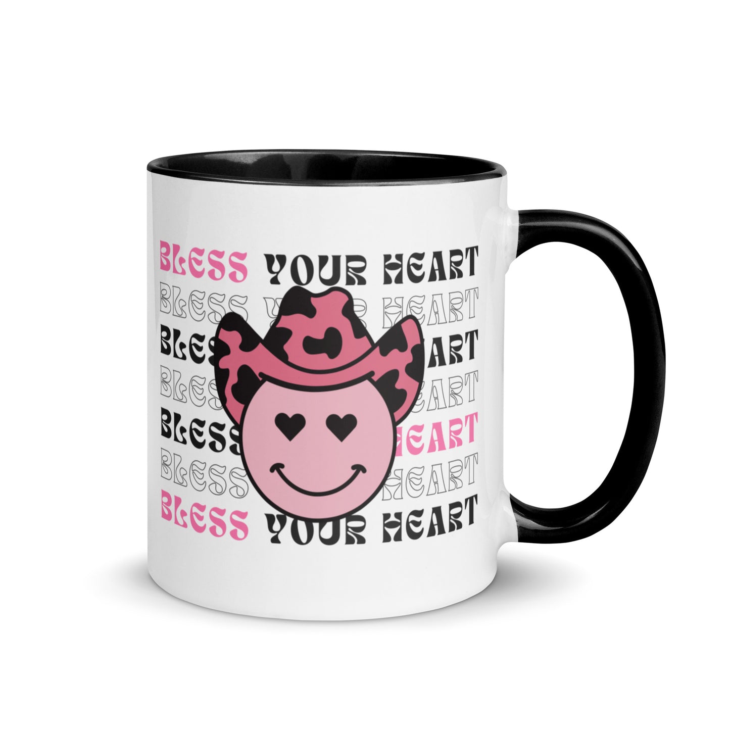 Bless your Heart - Smiley Mug with Color Inside