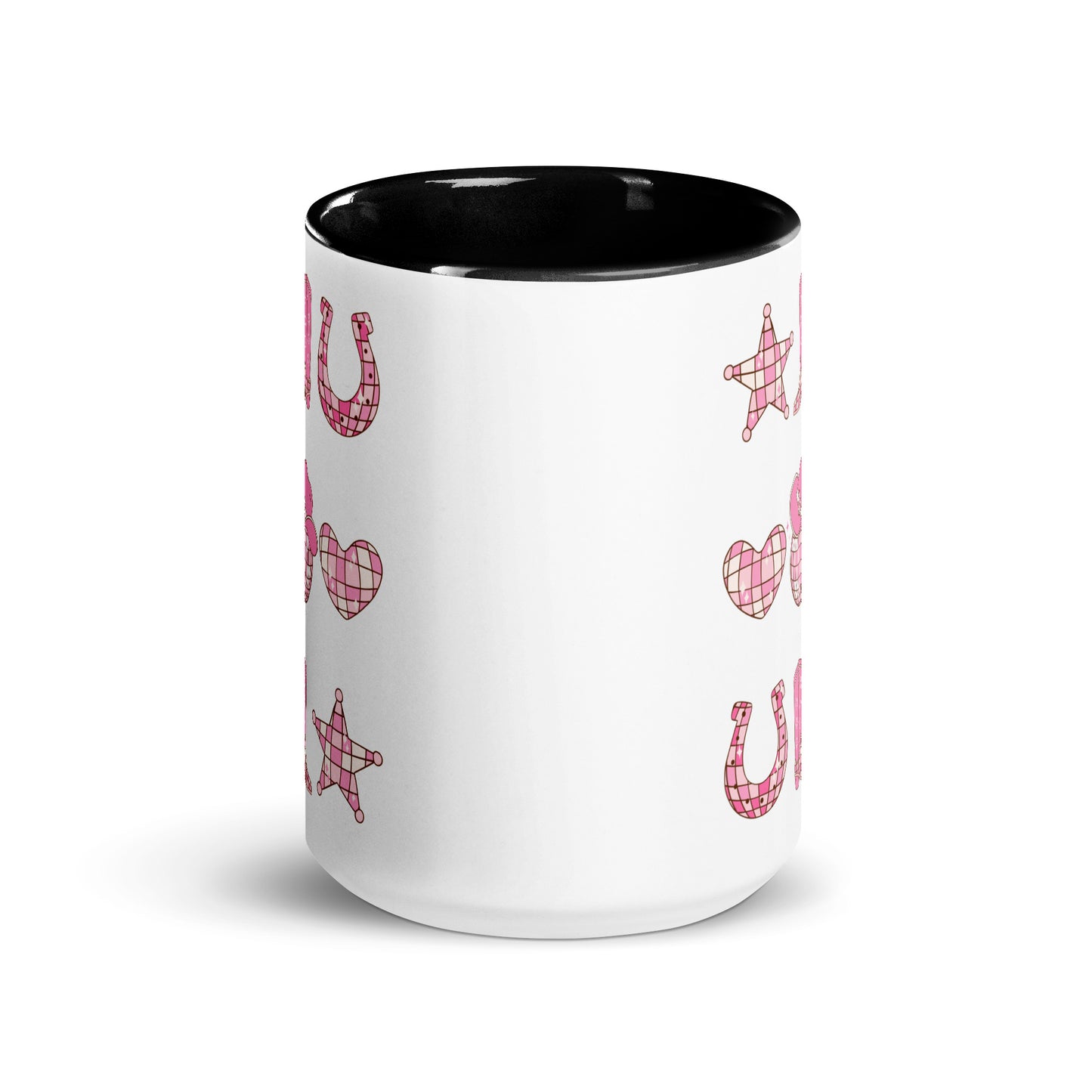 Disco Cowgirl Mug with Color Inside
