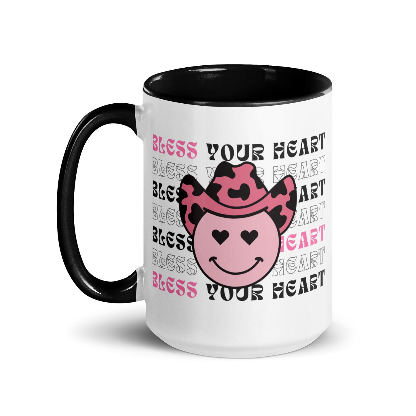 Bless your Heart - Smiley Mug with Color Inside