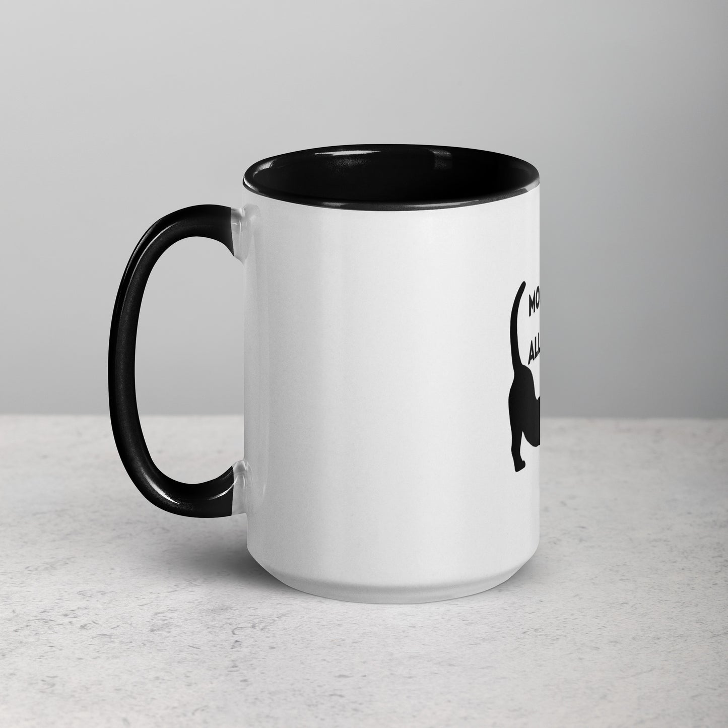 Morals of an Alley Cat Mug with Color Inside