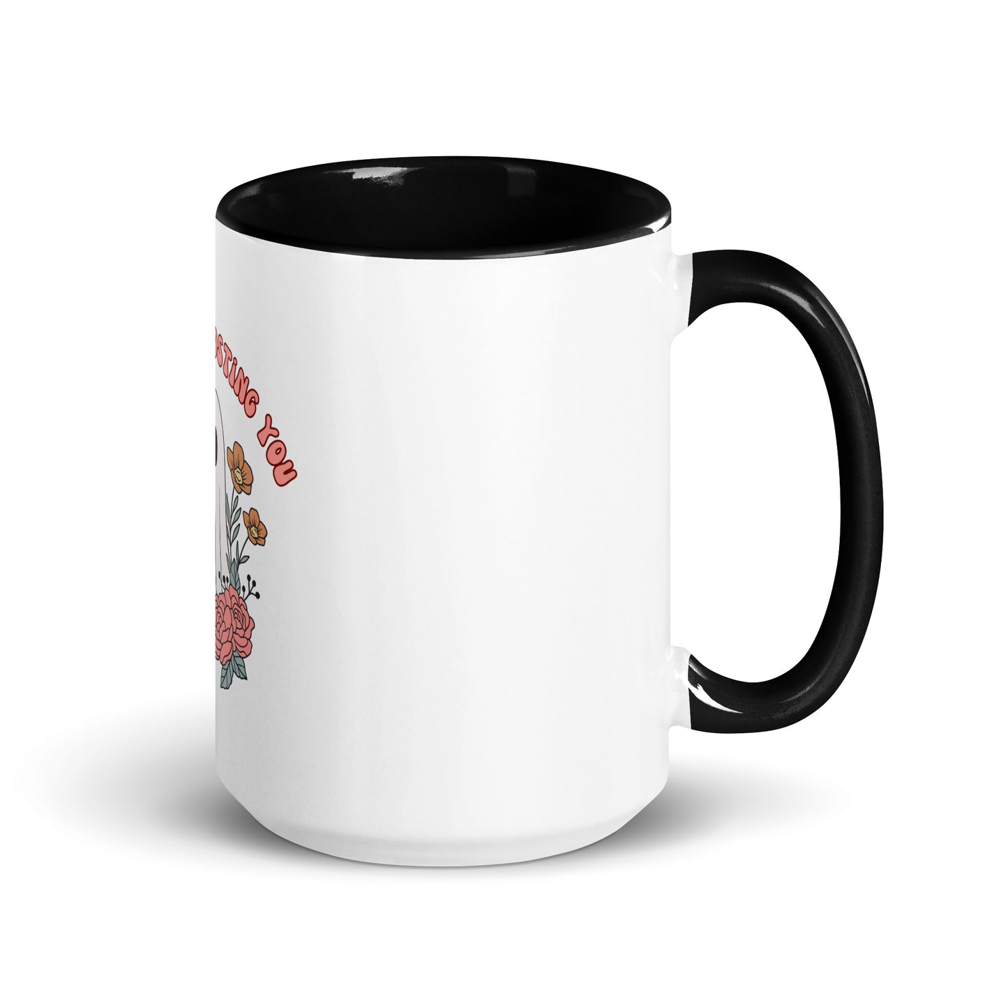 Totally Ghosting You Mug with Color Inside