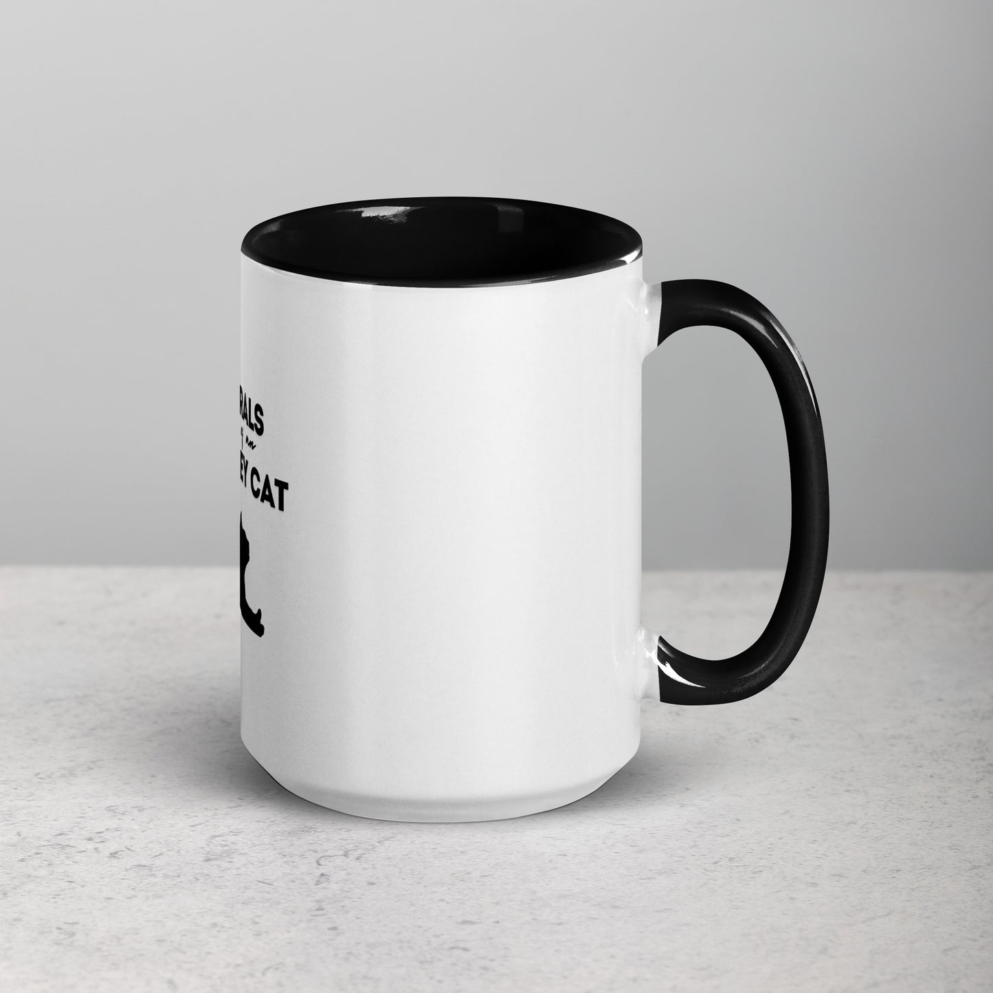 Morals of an Alley Cat Mug with Color Inside