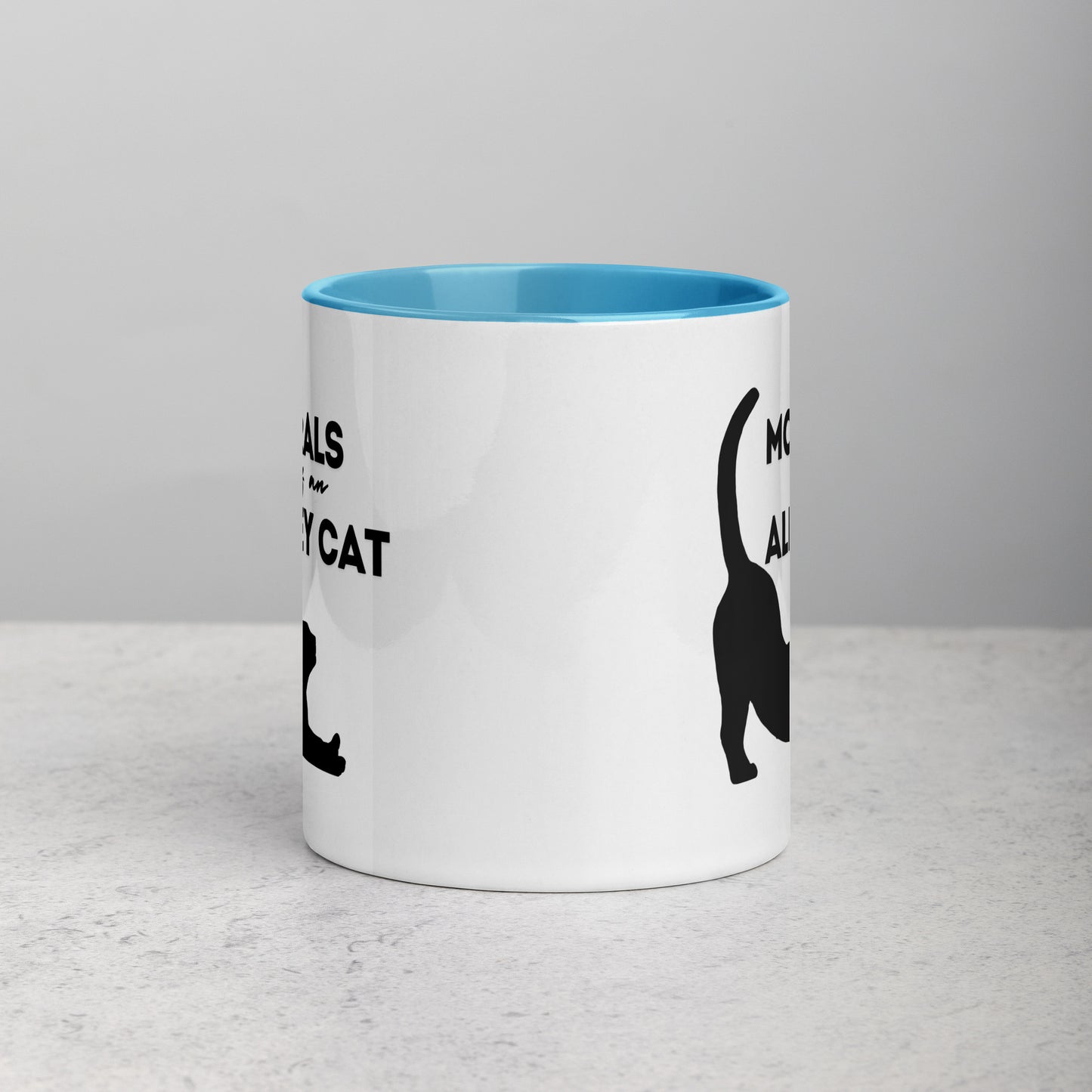 Morals of an Alley Cat Mug with Color Inside