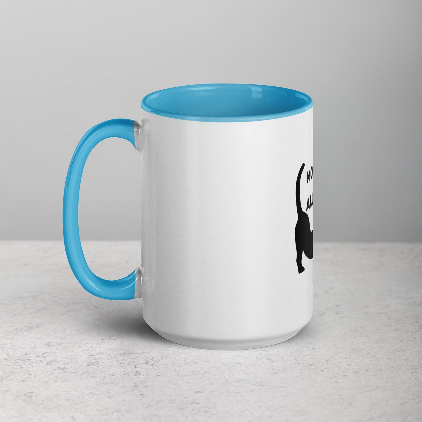 Morals of an Alley Cat Mug with Color Inside