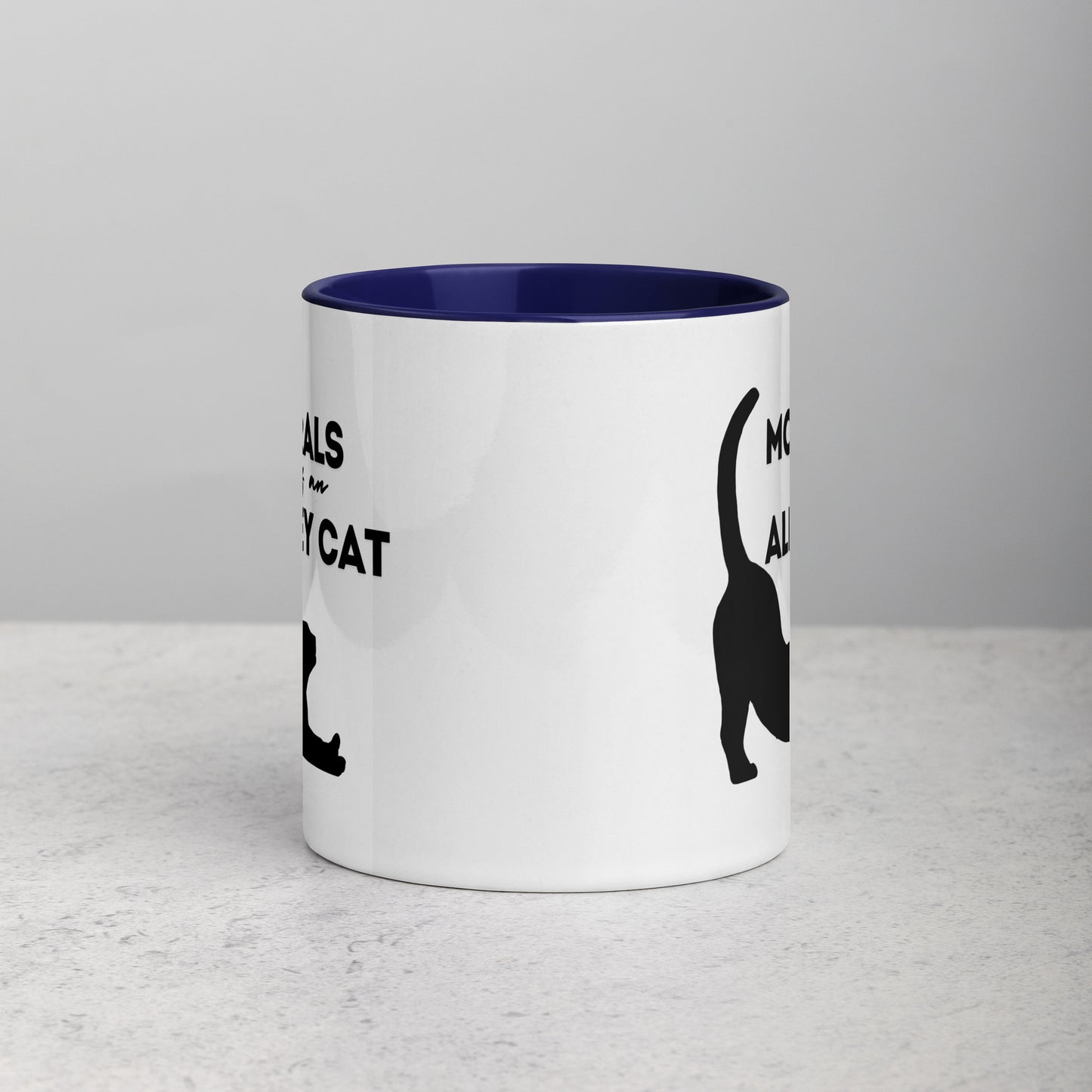 Morals of an Alley Cat Mug with Color Inside