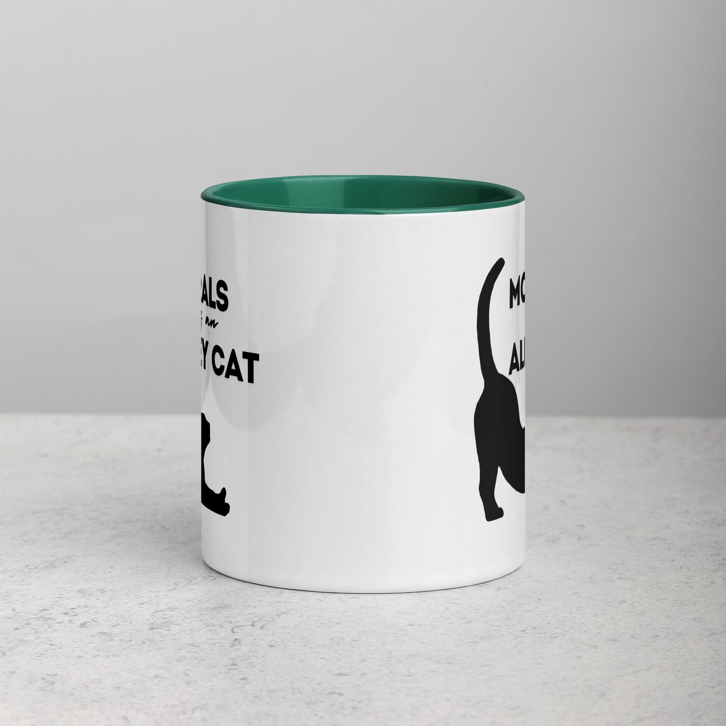 Morals of an Alley Cat Mug with Color Inside