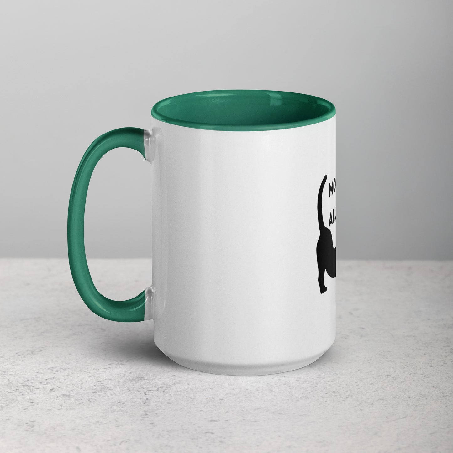 Morals of an Alley Cat Mug with Color Inside