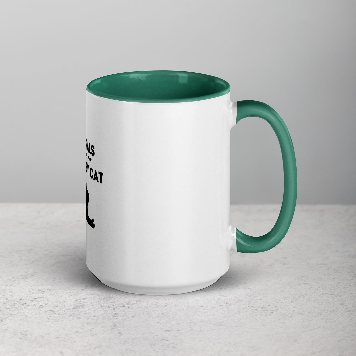 Morals of an Alley Cat Mug with Color Inside