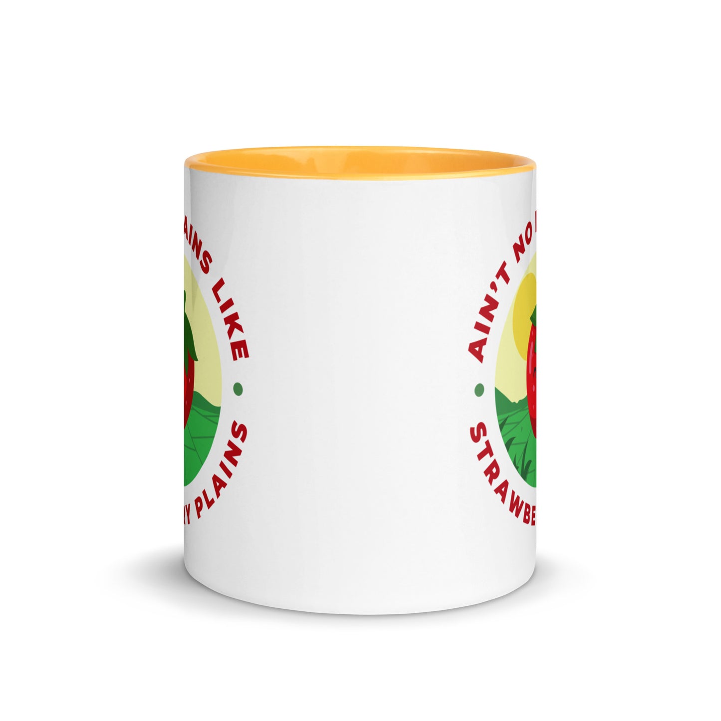 Ain't No Plains Like Strawberry Plains Mug with Color Inside
