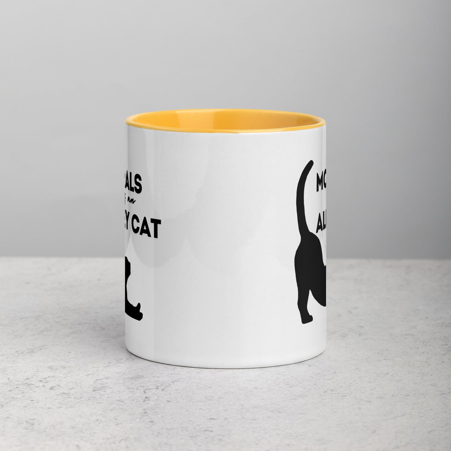 Morals of an Alley Cat Mug with Color Inside