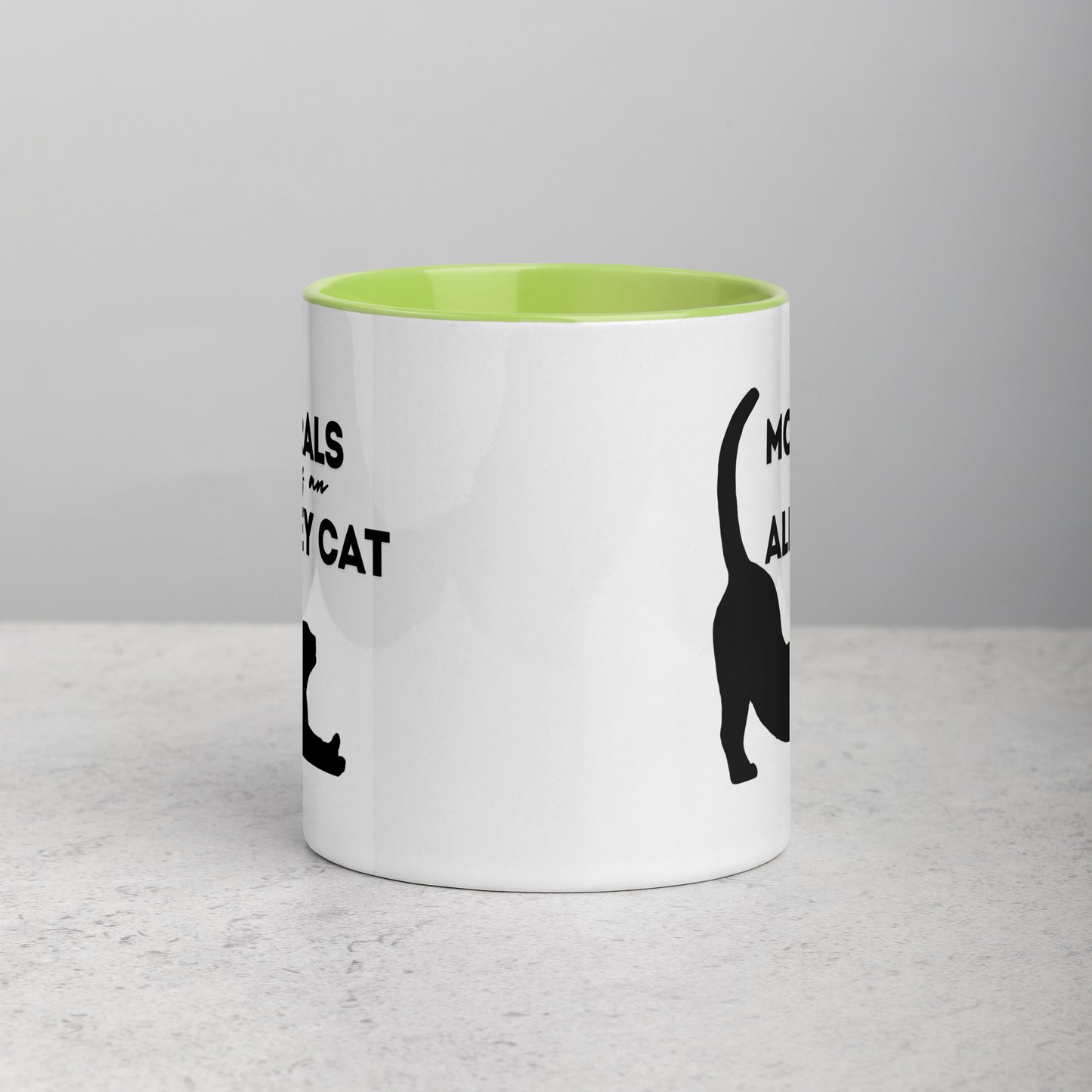 Morals of an Alley Cat Mug with Color Inside