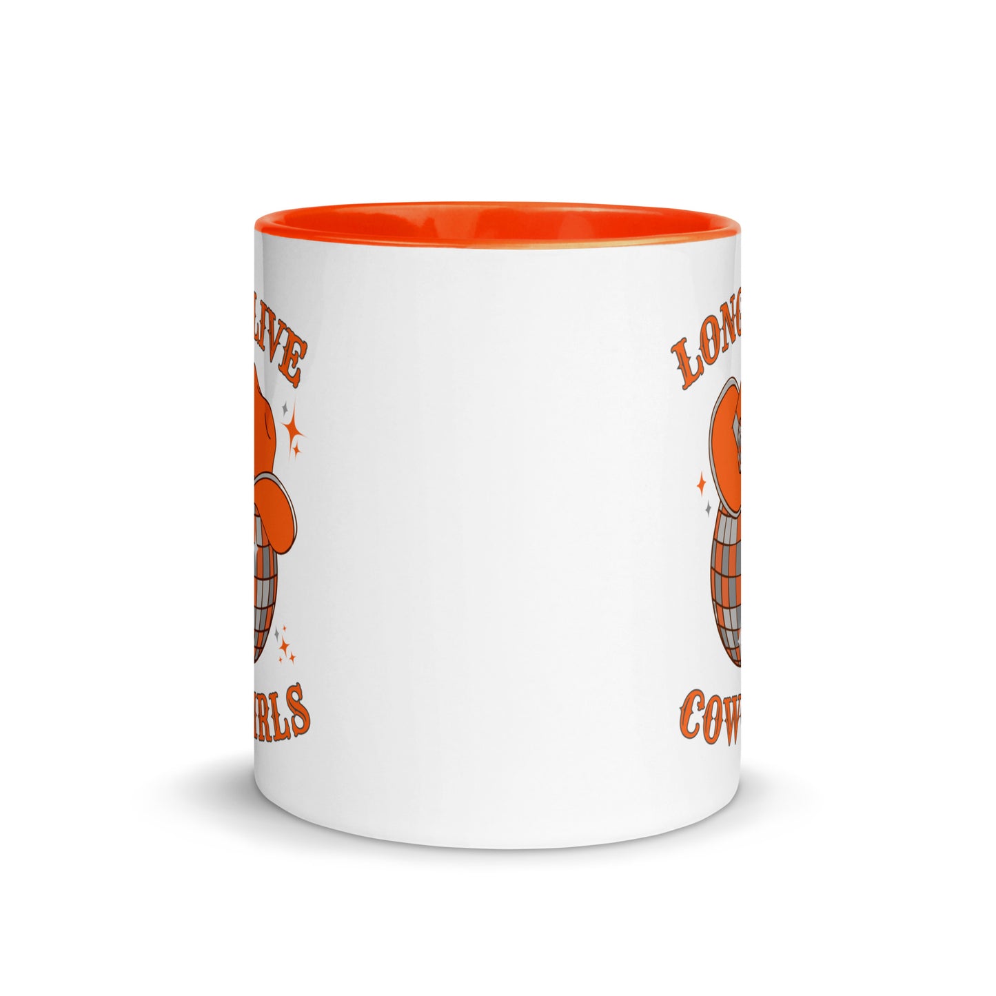 Long Live BIG ORANGE Cowgirls Mug with Color Inside
