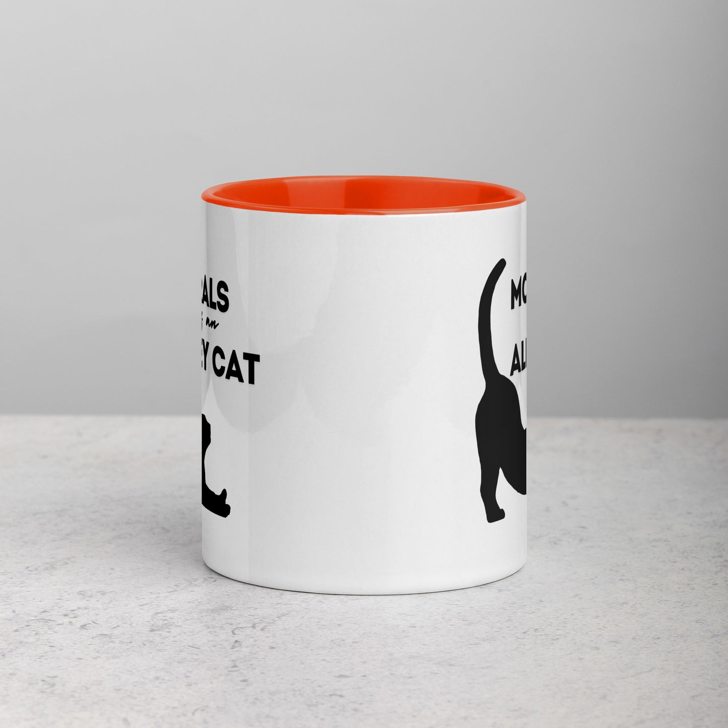Morals of an Alley Cat Mug with Color Inside