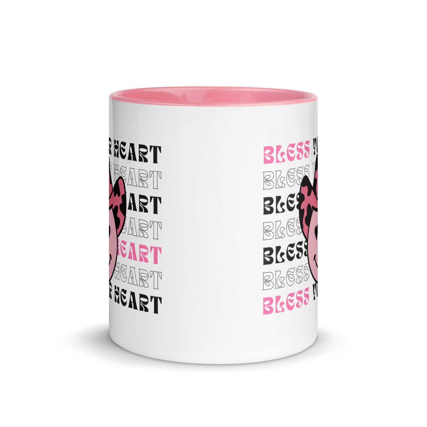 Bless your Heart - Smiley Mug with Color Inside