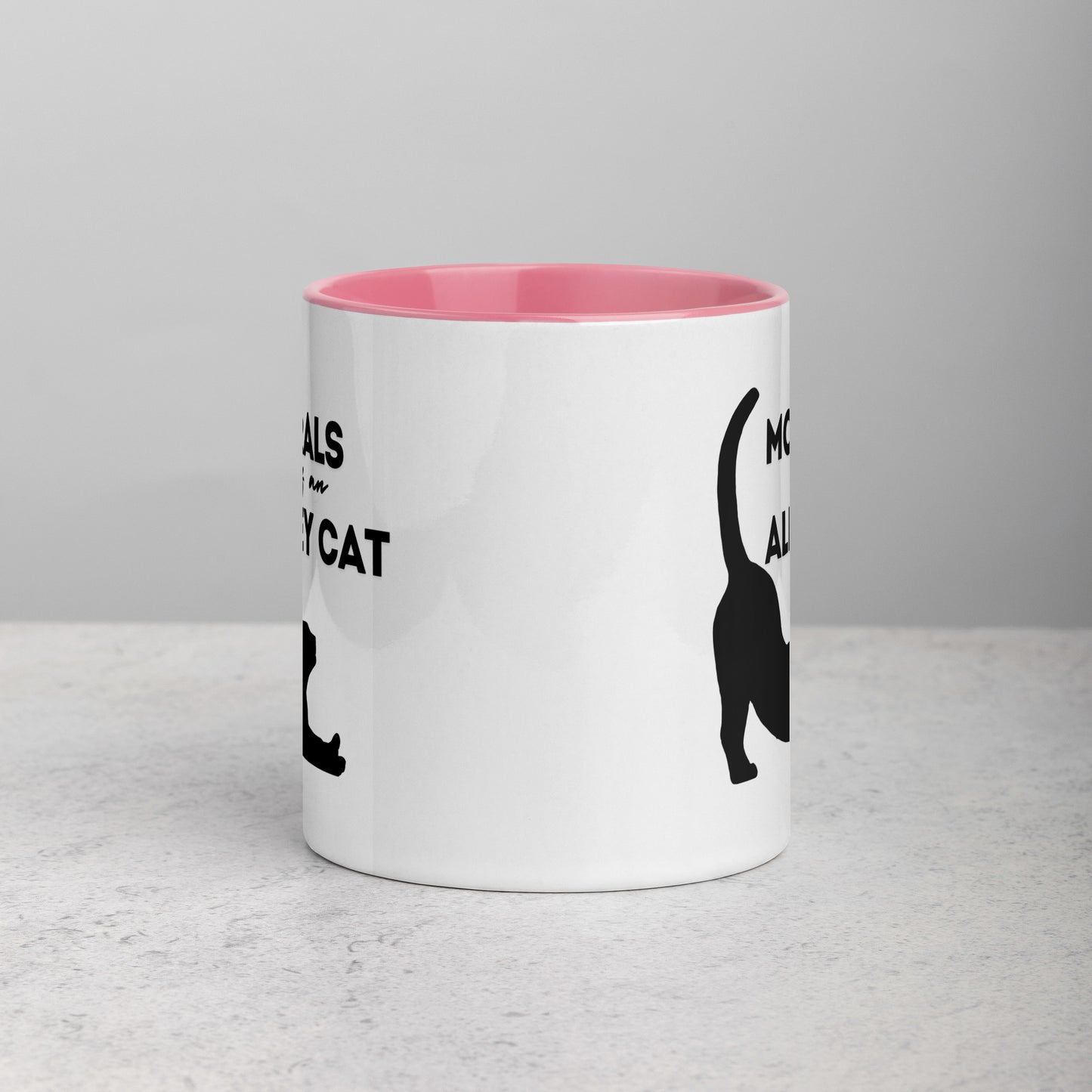 Morals of an Alley Cat Mug with Color Inside