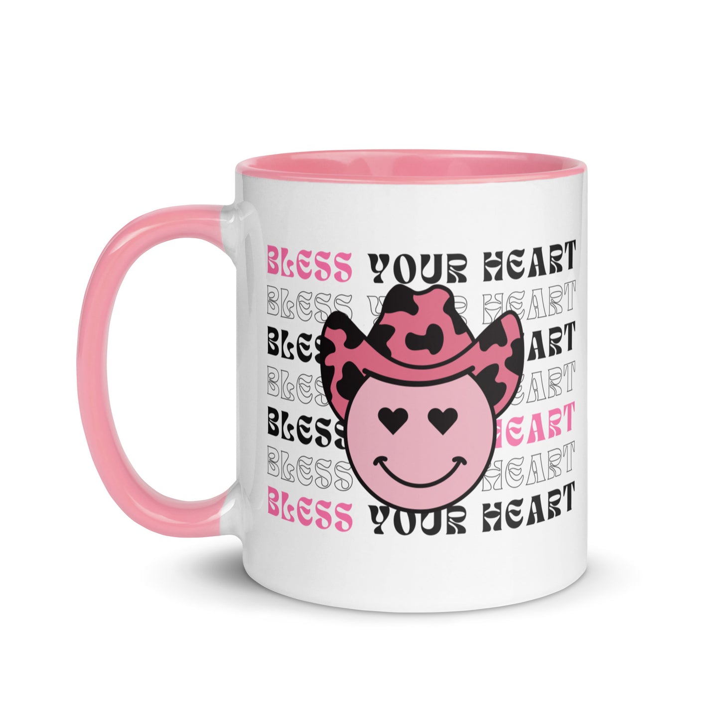 Bless your Heart - Smiley Mug with Color Inside