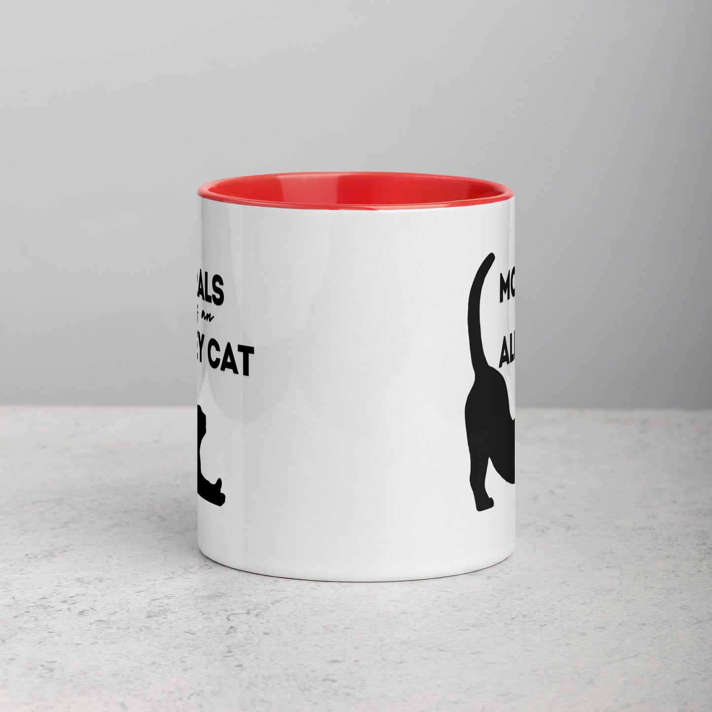 Morals of an Alley Cat Mug with Color Inside