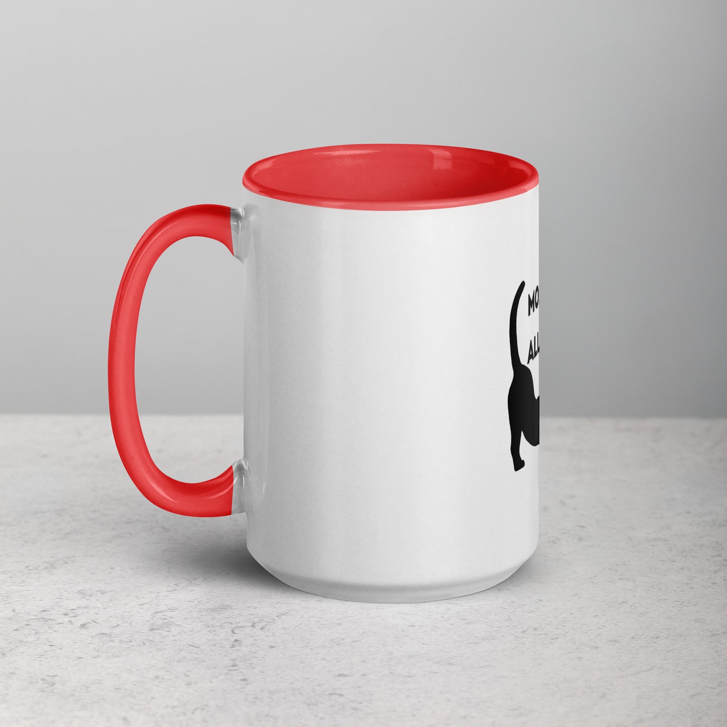 Morals of an Alley Cat Mug with Color Inside