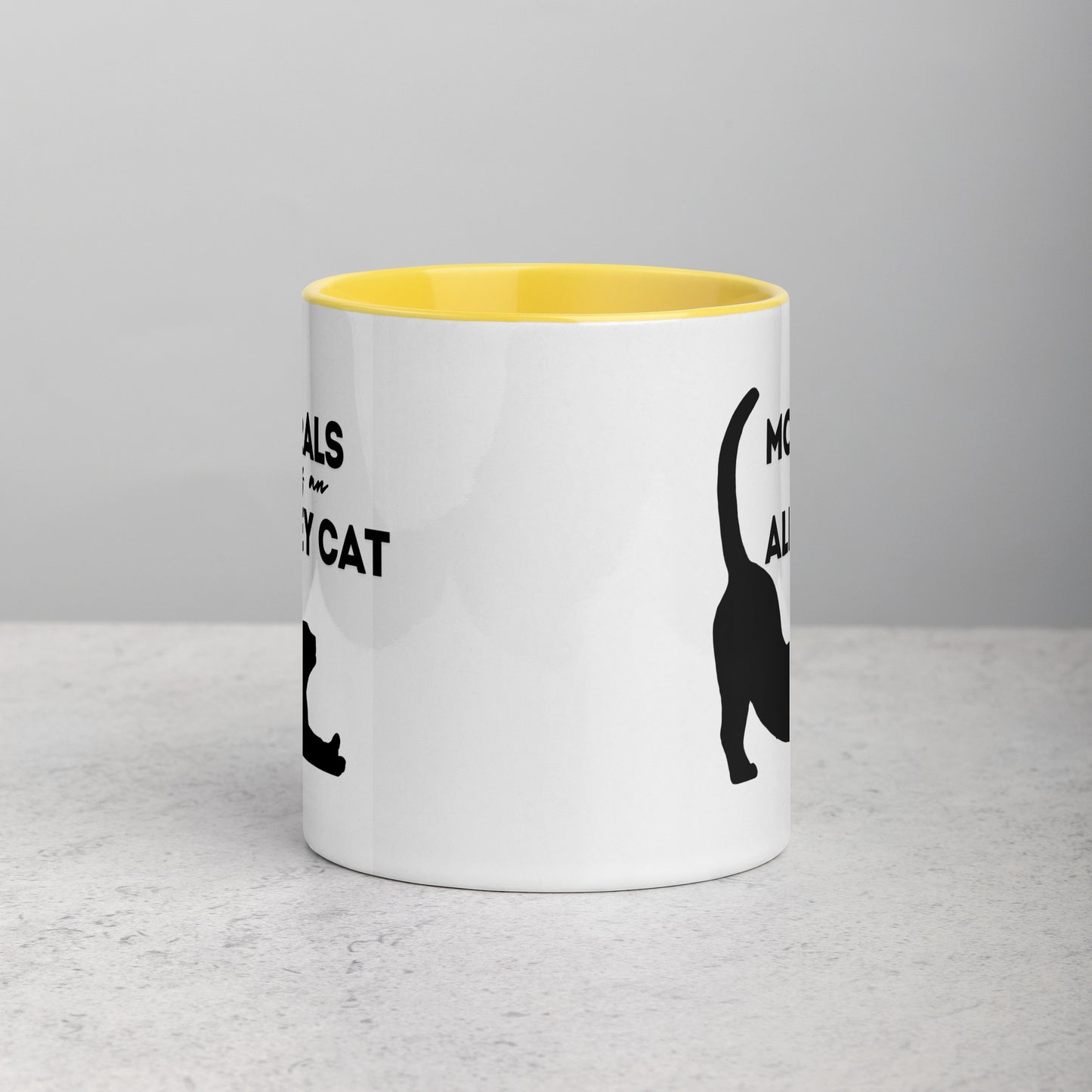 Morals of an Alley Cat Mug with Color Inside