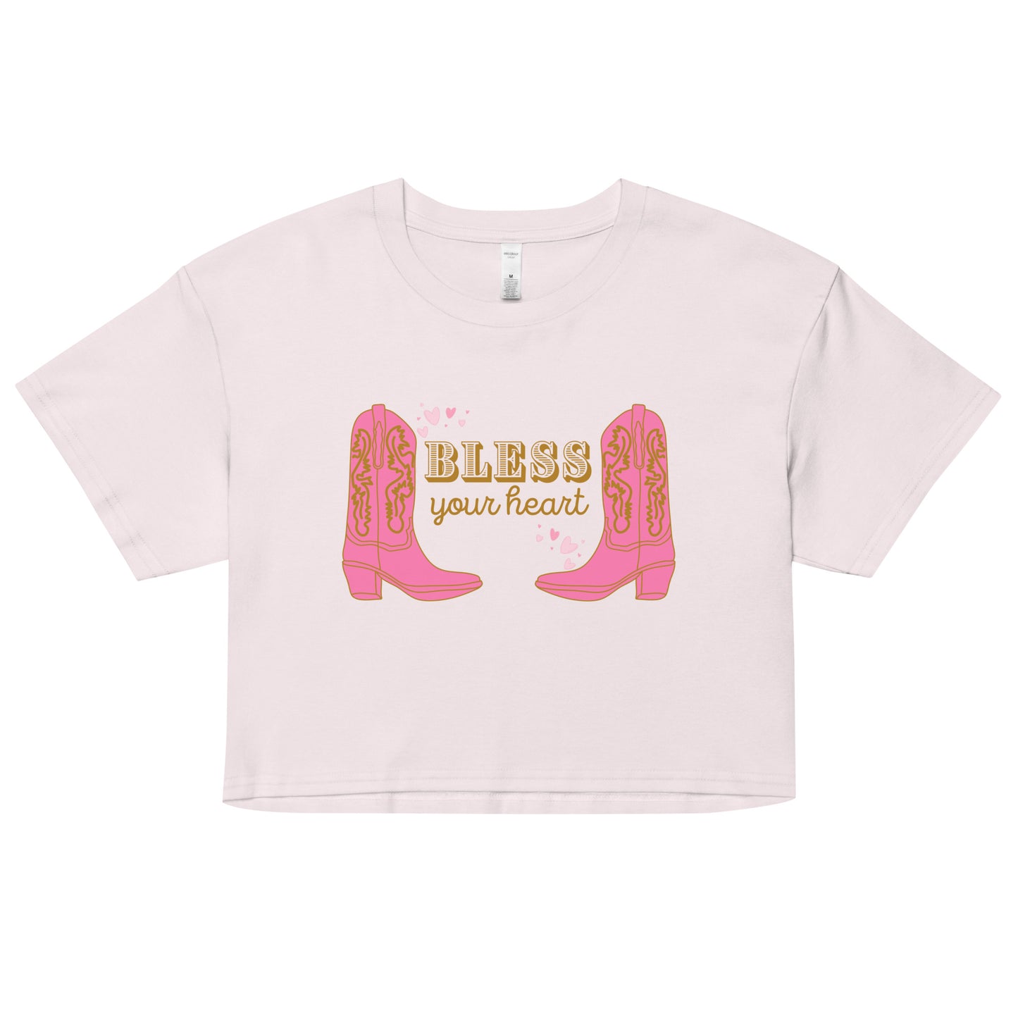 Bless Your Heart - Boots Women’s crop top