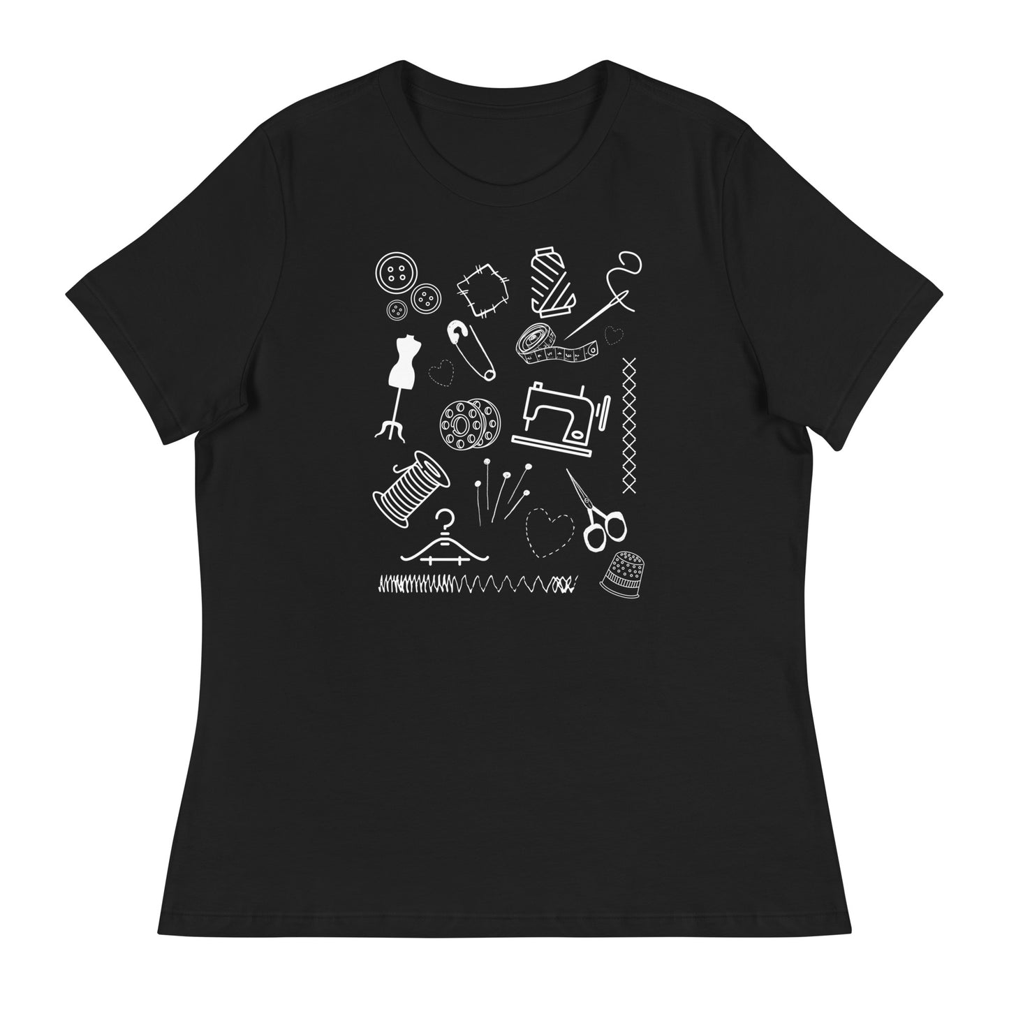 Sewing Doodles Women's Relaxed T-Shirt