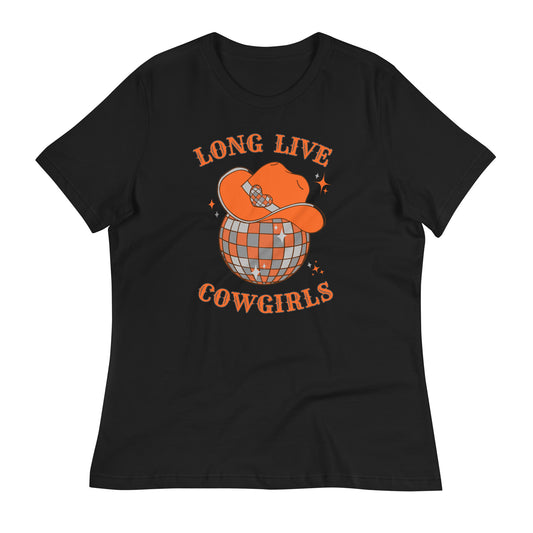 Long Live BIG ORANGE Cowgirls Women's Relaxed T-Shirt