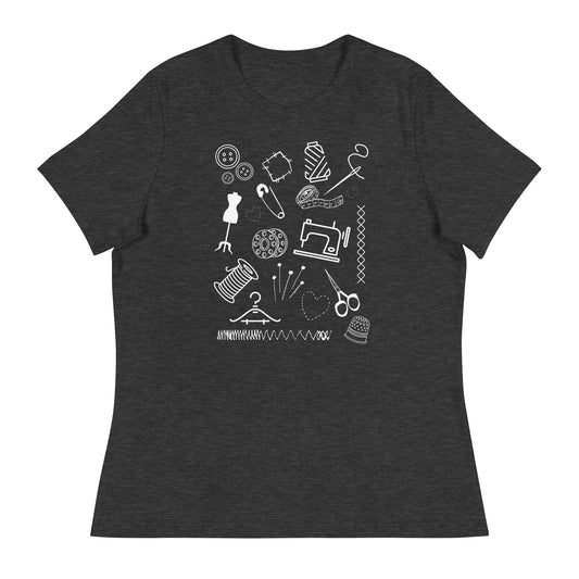 Sewing Doodles Women's Relaxed T-Shirt